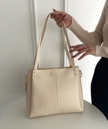 wears（ウェアーズ）の「新色追加 6色展開【A4収納可能】通勤・通学 PUダブルショルダートートバッグ ショルダーバッグ 2WAYバッグ（トートバッグ）」