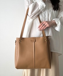 wears（ウェアーズ）の「新色追加 6色展開【A4収納可能】通勤・通学 PUダブルショルダートートバッグ ショルダーバッグ 2WAYバッグ（トートバッグ）」