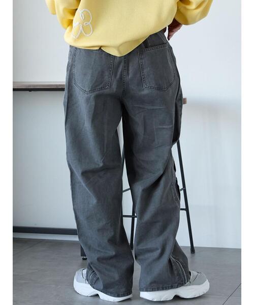 ehka sopo（エヘカソポ）の「サイドラインパンツ（その他パンツ・レディース・チャコールグレー/ブルー/ベージュ・F）」の10枚目の写真