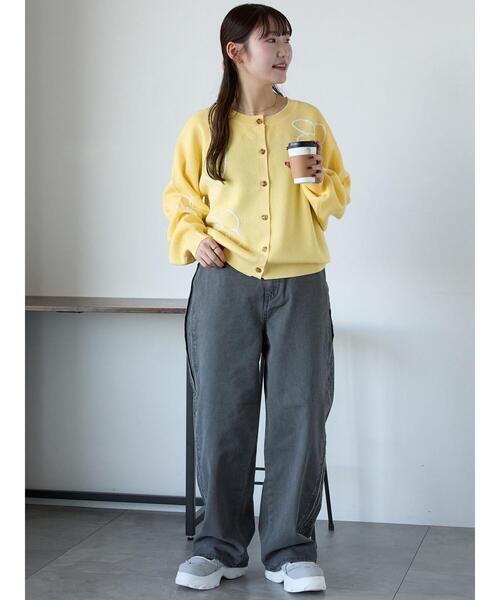 ehka sopo（エヘカソポ）の「サイドラインパンツ（その他パンツ・レディース・チャコールグレー/ブルー/ベージュ・F）」の11枚目の写真