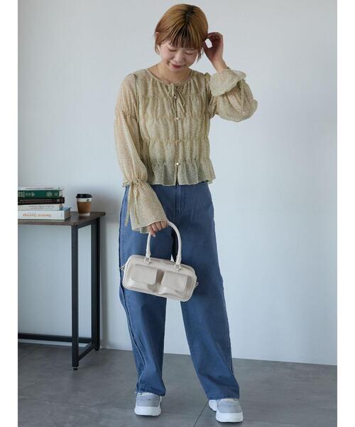 ehka sopo（エヘカソポ）の「サイドラインパンツ（その他パンツ・レディース・チャコールグレー/ブルー/ベージュ・F）」の22枚目の写真