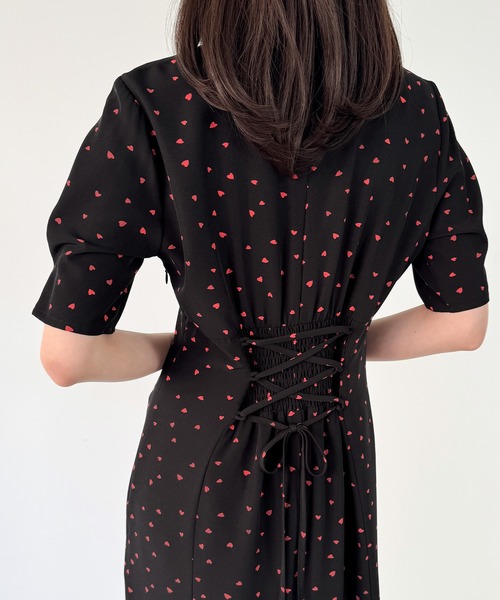 【クレオパトラ】スタンダードワンピース crie conforto】ドビーストライプワンピース｜WOMEN｜254GST33