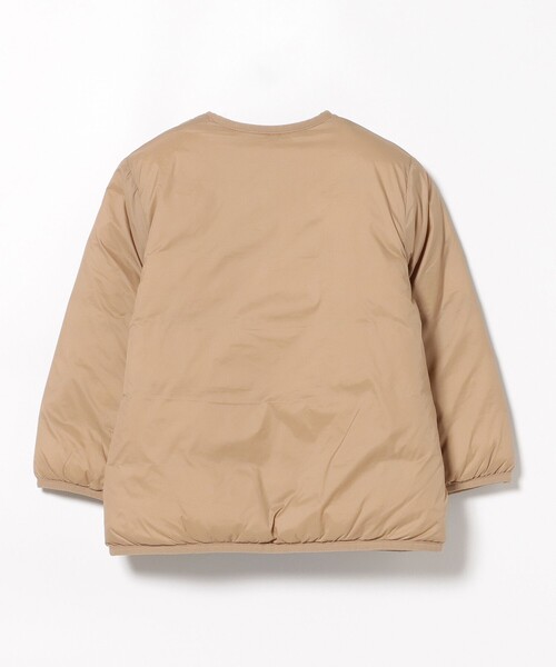 BEAMS mini（ビームスミニ）の「中綿 ノーカラー リバーシブル ブルゾン 2025FW（90～150cm）（ブルゾン・キッズ・オリーブ/ブラウン系その他・100/150/140/130/120/110/90）」の6枚目の写真