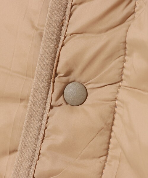 BEAMS mini（ビームスミニ）の「中綿 ノーカラー リバーシブル ブルゾン 2025FW（90～150cm）（ブルゾン・キッズ・オリーブ/ブラウン系その他・100/150/140/130/120/110/90）」の7枚目の写真