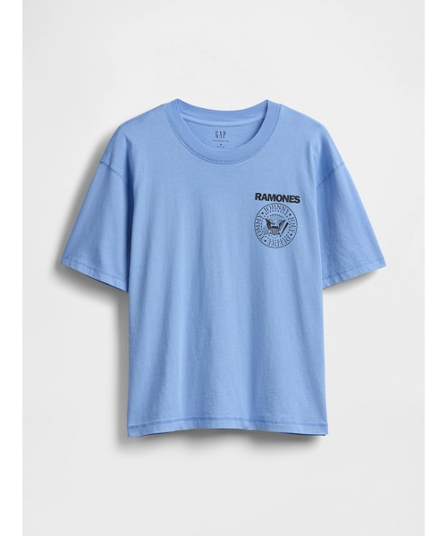 ◇ヘビーウェイト クロップド ラモーンズ グラフィックTシャツ