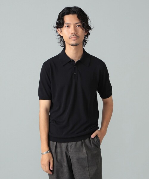 ROBERTO COLLINA / コットン ニットポロシャツ(ポロシャツ)|ROBERTO ROBERTO COLLINA / コットン ニットポロシャツ(ポロシャツ)|ROBERTO