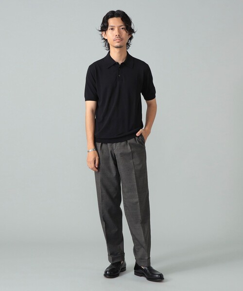 ROBERTO COLLINA / コットン ニットポロシャツ（ポロシャツ）｜ROBERTO