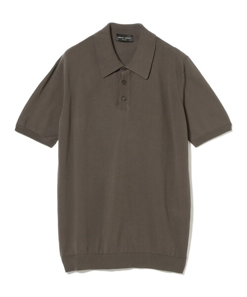 ROBERTO COLLINA（ロベルトコリーナ）の「ROBERTO COLLINA / コットン ニットポロシャツ（ポロシャツ・メンズ・ネイビー/ダークブラウン/ブラック・50 8R/46 8R/52 8R/48 8R）」の16枚目の写真