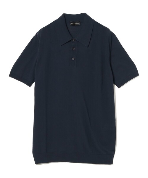 ROBERTO COLLINA（ロベルトコリーナ）の「ROBERTO COLLINA / コットン ニットポロシャツ（ポロシャツ・メンズ・ネイビー/ダークブラウン/ブラック・50 8R/46 8R/52 8R/48 8R）」の20枚目の写真