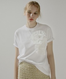 VIVIANO（ヴィヴィアーノ）の「フラワーTシャツ / Flower T-shirt（Tシャツ/カットソー）」