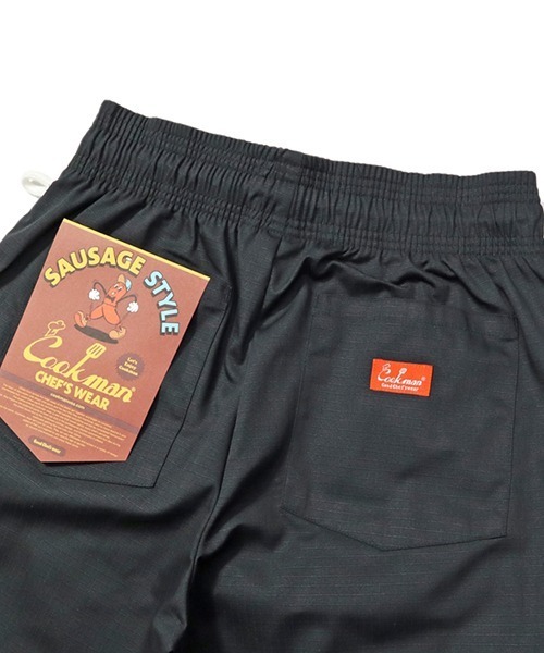 COOKMAN(クックマン)の「Cookman クックマン シェフパンツ イージーパンツ ワイドパンツ Sausage Style Ripstop Black(その他パンツ・メンズ・ブラック・LARGE/X-LARGE/XX-LARGE)」の7枚目の写真