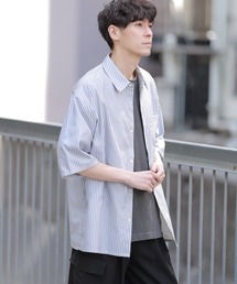 LAKOLE | DRYストライプ半袖シャツ / 289697(シャツ/ブラウス)