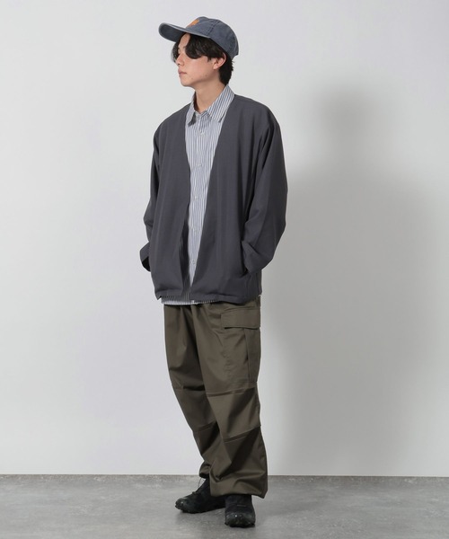 LAKOLE（ラコレ）の「DRYストライプ半袖シャツ / 289697（シャツ/ブラウス・メンズ・ブルー/ライトグレー・SMALL/MEDIUM/LARGE/X-LARGE）」の4枚目の写真