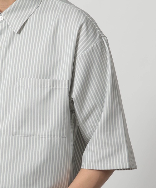 LAKOLE（ラコレ）の「DRYストライプ半袖シャツ / 289697（シャツ/ブラウス・メンズ・ブルー/ライトグレー・SMALL/MEDIUM/LARGE/X-LARGE）」の9枚目の写真