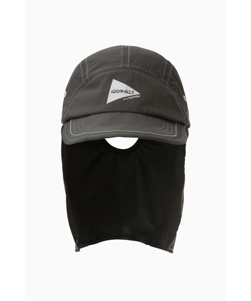 GRAMICCI × and wander brushed nylon sunshade cap | and