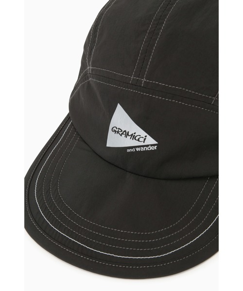 And wander × GRAMICCI ベースボールキャップ BRUSHED NYLON SUNSHADE CAP｜ブラッシュナイロンサンシェード