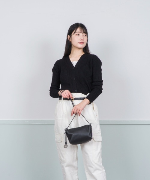 marco masi(マルコマージ)の「【MARCO MASI/マルコ・マージ】ショルダーバッグ ミニ ポシェット ポーチ(ショルダーバッグ・レディース・ブラック/シルバー/アイボリー/ダークブラック/ブラウン・FREE)」の16枚目の写真