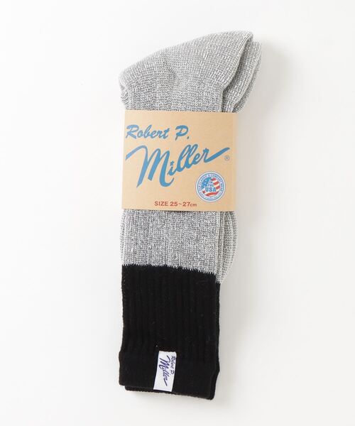 MILLER（ミラー）の「Robert P. Miller / 1P ウィンターソックス / 314C/316C（ソックス/靴下・メンズ・ブラウン系その他/グレー系その他/ブラック/ブラウン/レッド/ブルー系その他/ブラック系その他・23-25cm/25-27CM）」の16枚目の写真