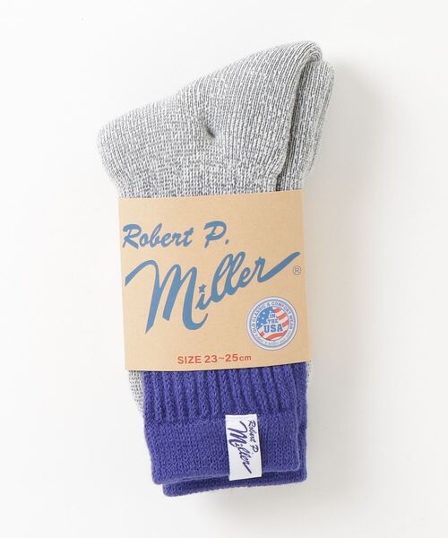 MILLER（ミラー）の「Robert P. Miller / 1P ウィンターソックス / 314C/316C（ソックス/靴下・メンズ・ブラウン系その他/グレー系その他/ブラック/ブラウン/レッド/ブルー系その他/ブラック系その他・23-25cm/25-27CM）」の17枚目の写真
