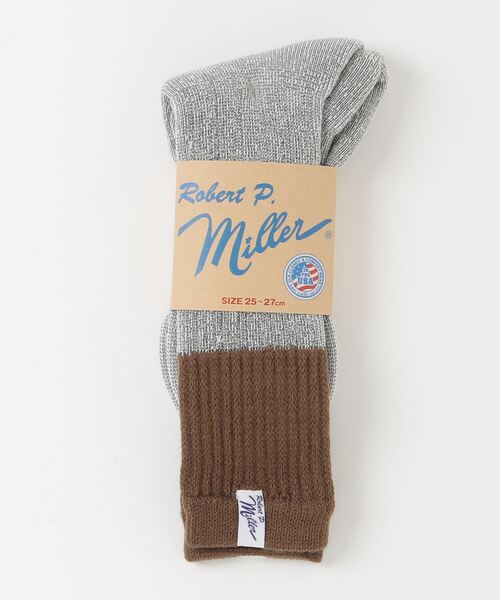 MILLER（ミラー）の「Robert P. Miller / 1P ウィンターソックス / 314C/316C（ソックス/靴下・メンズ・ブラウン系その他/グレー系その他/ブラック/ブラウン/レッド/ブルー系その他/ブラック系その他・23-25cm/25-27CM）」の19枚目の写真