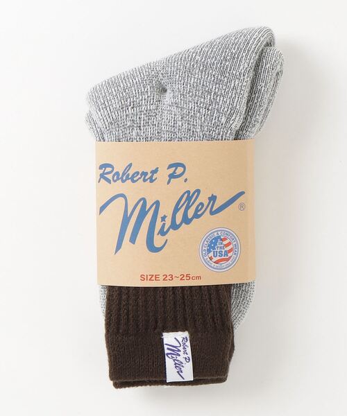 MILLER（ミラー）の「Robert P. Miller / 1P ウィンターソックス / 314C/316C（ソックス/靴下・メンズ・ブラウン系その他/グレー系その他/ブラック/ブラウン/レッド/ブルー系その他/ブラック系その他・23-25cm/25-27CM）」の21枚目の写真