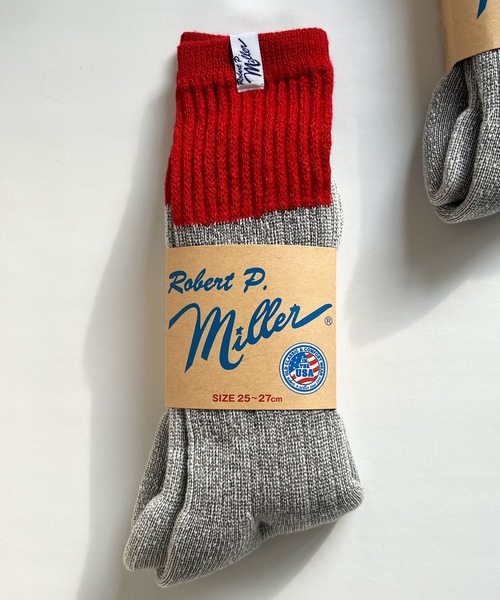 MILLER（ミラー）の「Robert P. Miller / 1P ウィンターソックス / 314C/316C（ソックス/靴下・メンズ・ブラウン系その他/グレー系その他/ブラック/ブラウン/レッド/ブルー系その他/ブラック系その他・23-25cm/25-27CM）」の9枚目の写真