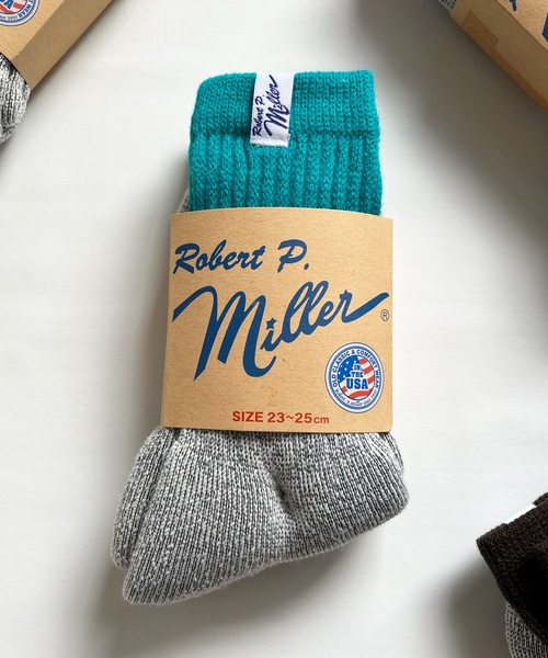 MILLER（ミラー）の「Robert P. Miller / 1P ウィンターソックス / 314C/316C（ソックス/靴下・メンズ・ブラウン系その他/グレー系その他/ブラック/ブラウン/レッド/ブルー系その他/ブラック系その他・23-25cm/25-27CM）」の12枚目の写真