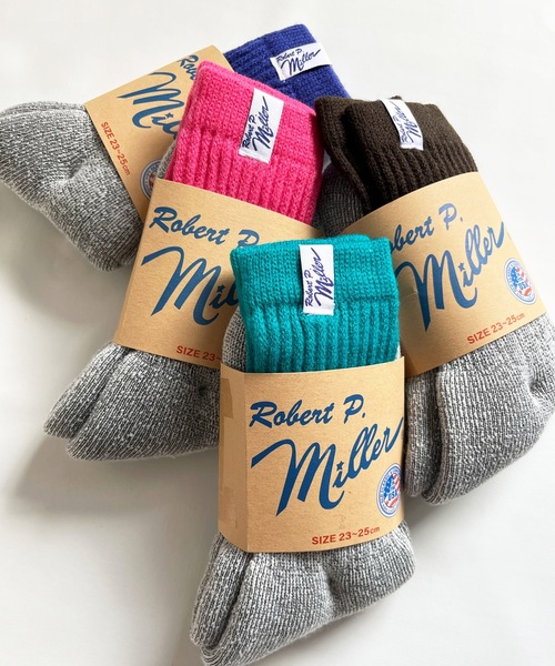 MILLER（ミラー）の「Robert P. Miller / 1P ウィンターソックス / 314C/316C（ソックス/靴下・メンズ・ブラウン系その他/グレー系その他/ブラック/ブラウン/レッド/ブルー系その他/ブラック系その他・23-25cm/25-27CM）」の14枚目の写真