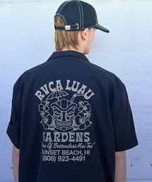 RVCA メンズ RVCA GARDENS SH 半袖シャツ 【2025年春夏モデル】/ルーカバックプリントボーリングシャツ