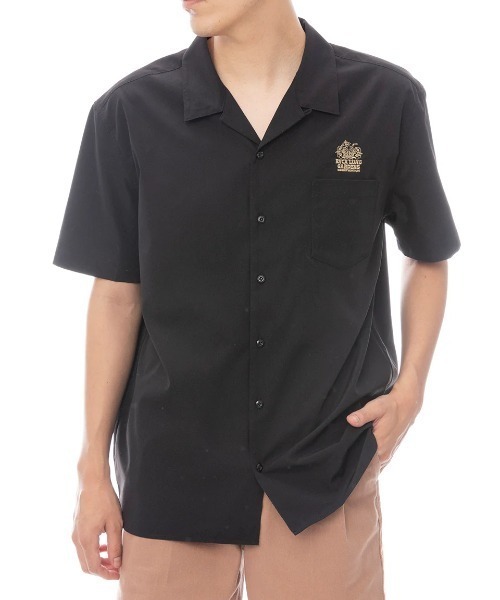RVCA（ルーカ）の「RVCA メンズ RVCA GARDENS SH 半袖シャツ 【2025年春夏モデル】/ルーカバックプリントボーリングシャツ（シャツ/ブラウス・メンズ・ブラック/マスタード/パープル/ホワイト・X-LARGE/LARGE/MEDIUM/SMALL）」の6枚目の写真