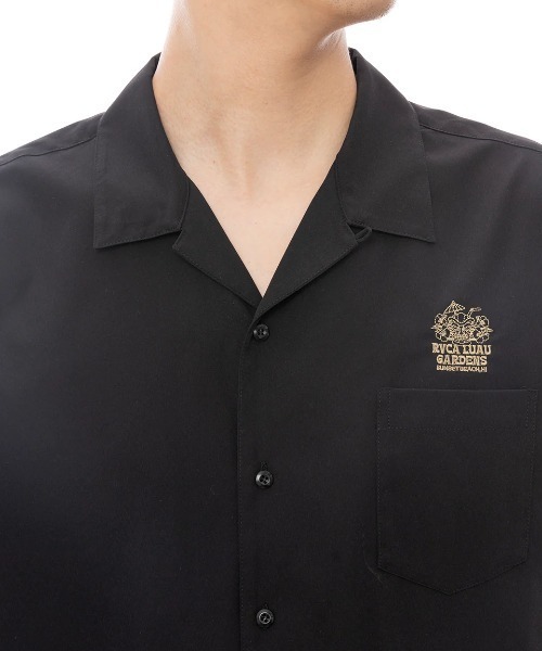 RVCA（ルーカ）の「RVCA メンズ RVCA GARDENS SH 半袖シャツ 【2025年春夏モデル】/ルーカバックプリントボーリングシャツ（シャツ/ブラウス・メンズ・ブラック/マスタード/パープル/ホワイト・X-LARGE/LARGE/MEDIUM/SMALL）」の8枚目の写真