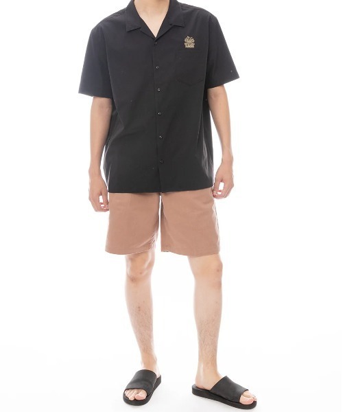 RVCA（ルーカ）の「RVCA メンズ RVCA GARDENS SH 半袖シャツ 【2025年春夏モデル】/ルーカバックプリントボーリングシャツ（シャツ/ブラウス・メンズ・ブラック/マスタード/パープル/ホワイト・X-LARGE/LARGE/MEDIUM/SMALL）」の11枚目の写真