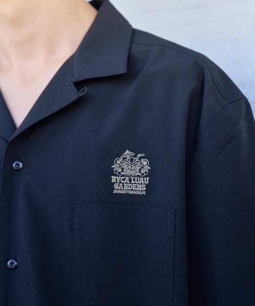 RVCA（ルーカ）の「RVCA メンズ RVCA GARDENS SH 半袖シャツ 【2025年春夏モデル】/ルーカバックプリントボーリングシャツ（シャツ/ブラウス・メンズ・ブラック/マスタード/パープル/ホワイト・X-LARGE/LARGE/MEDIUM/SMALL）」の12枚目の写真