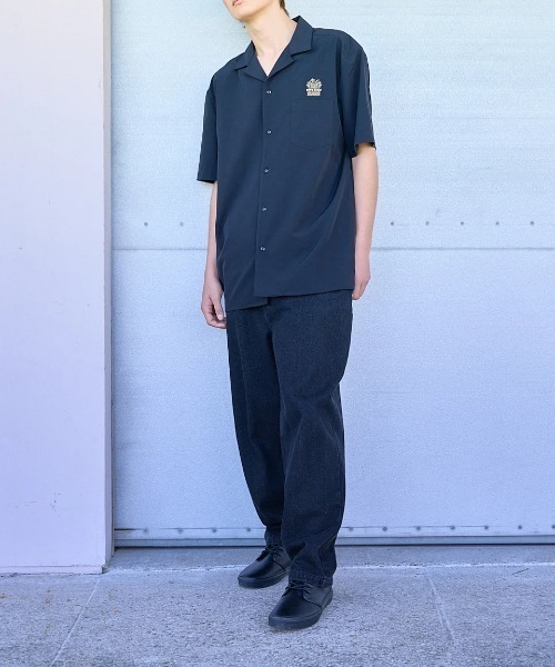 RVCA（ルーカ）の「RVCA メンズ RVCA GARDENS SH 半袖シャツ 【2025年春夏モデル】/ルーカバックプリントボーリングシャツ（シャツ/ブラウス・メンズ・ブラック/マスタード/パープル/ホワイト・X-LARGE/LARGE/MEDIUM/SMALL）」の13枚目の写真