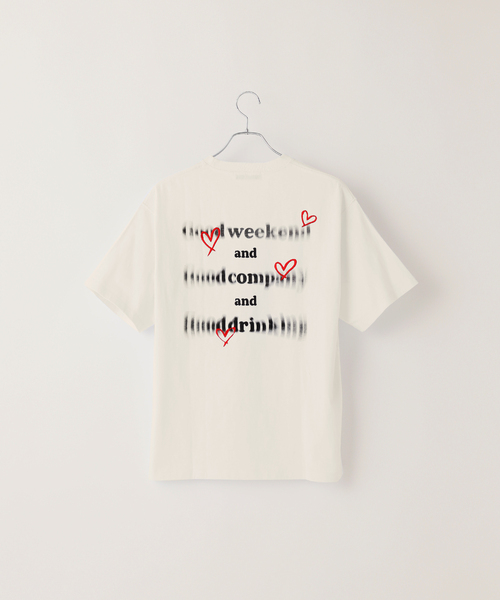 B.C STOCK(ベーセーストック)の「BOKASHI Tシャツ(Tシャツ/カットソー・メンズ・ホワイト/ホワイト系その他/ホワイト×ホワイト/ライトホワイト・MEDIUM/LARGE)」の2枚目の写真