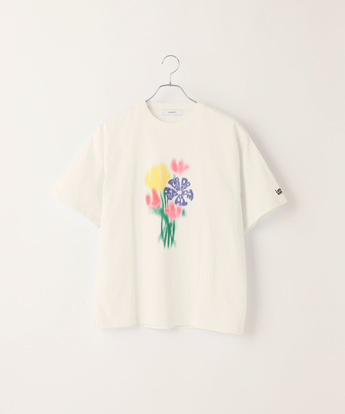 B.C STOCK(ベーセーストック)の「BOKASHI Tシャツ(Tシャツ/カットソー・メンズ・ホワイト/ホワイト系その他/ホワイト×ホワイト/ライトホワイト・MEDIUM/LARGE)」の3枚目の写真