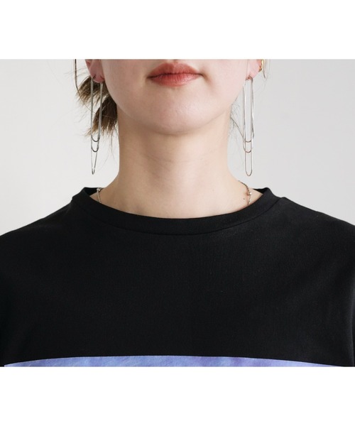 reca(レカ)の「転写プリント5分丈オーバーサイズプルオーバー(Tシャツ/カットソー・レディース・ブラック系1/ホワイト系1・M)」の21枚目の写真