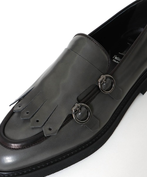 ダブルモンクストラップシューズ【LUCA GROSSI/ルカグロッシ