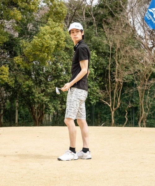 セール】【FILA GOLF/フィラゴルフ】ジャガード半袖シャツ