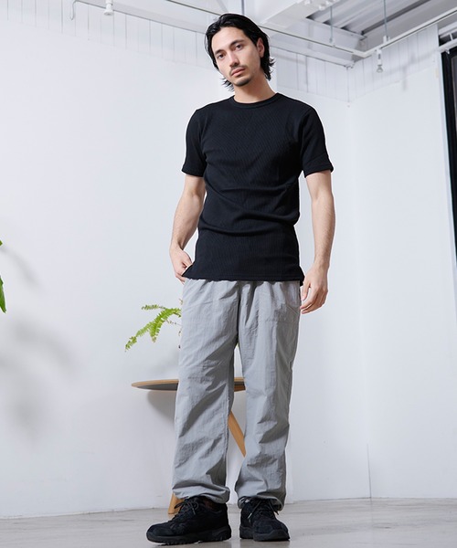 SILVER BULLET（シルバーバレット）の「『SILVER BULLET SELECT AP/シルバーバレットセレクト』クルーネック ワッフルトール半袖Tシャツ【gb】（Tシャツ/カットソー・メンズ・グレー/オフホワイト/ブラック・M/L/LL）」の15枚目の写真