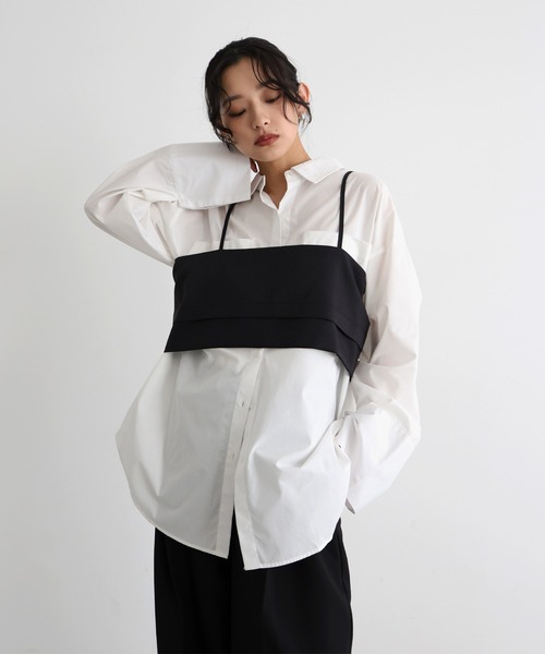 バックボタンビスチェ（ベスト）｜hellam（へラム）のファッション通販