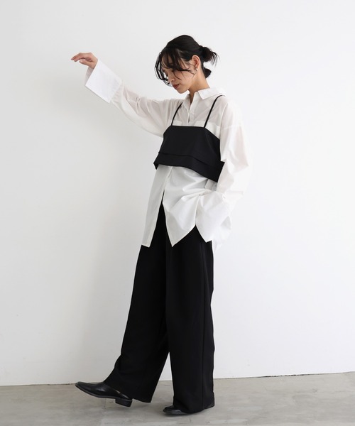 hellam（へラム）の「バックボタンビスチェ（ベスト・レディース・グレー/ブラック・FREE）」の7枚目の写真