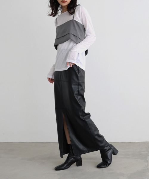 hellam（へラム）の「バックボタンビスチェ（ベスト・レディース・グレー/ブラック・FREE）」の13枚目の写真