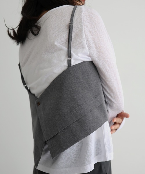 hellam（へラム）の「バックボタンビスチェ（ベスト・レディース・グレー/ブラック・FREE）」の14枚目の写真