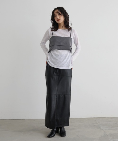 hellam（へラム）の「バックボタンビスチェ（ベスト・レディース・グレー/ブラック・FREE）」の16枚目の写真