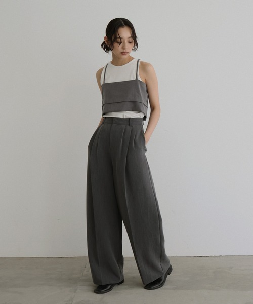 hellam（へラム）の「バックボタンビスチェ（ベスト・レディース・グレー/ブラック・FREE）」の22枚目の写真