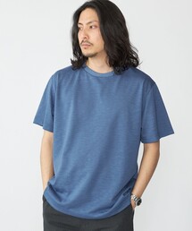 SHIPS: リネン ライク スラブ ショートスリーブ Tシャツ