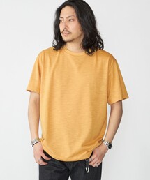 SHIPS: リネン ライク スラブ ショートスリーブ Tシャツ