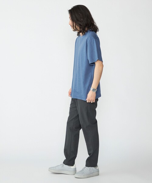 SHIPS(シップス)の「SHIPS: リネン ライク スラブ ショートスリーブ Tシャツ(Tシャツ/カットソー・メンズ・ロイヤルブルー/マスタード/ライトグレー/ホワイト・SMALL/X-LARGE/LARGE/MEDIUM)」の9枚目の写真