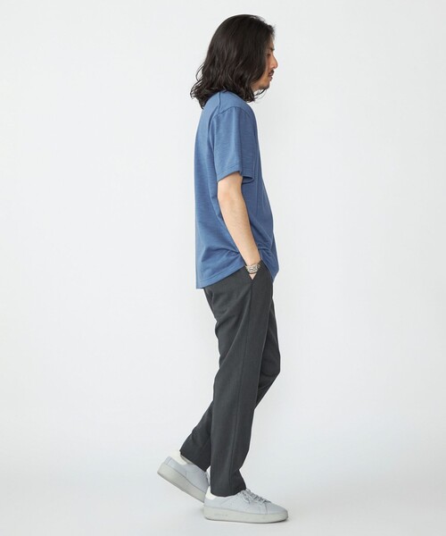 SHIPS(シップス)の「SHIPS: リネン ライク スラブ ショートスリーブ Tシャツ(Tシャツ/カットソー・メンズ・ロイヤルブルー/マスタード/ライトグレー/ホワイト・SMALL/X-LARGE/LARGE/MEDIUM)」の11枚目の写真